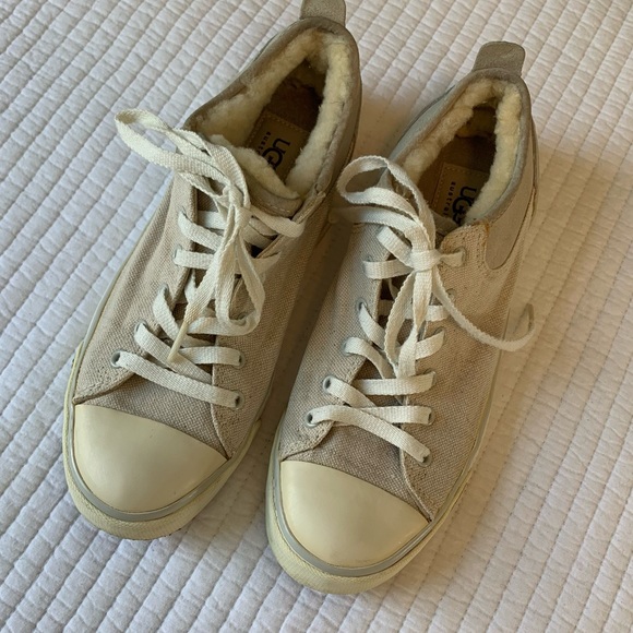 COPY - Ugg wool lined sneakers, size 7 - Picture 1 of 8